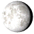 Waning Gibbous, 17 days, 5 hours, 55 minutes in cycle