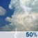 Wednesday: A slight chance of rain showers before 8am, then a chance of showers and thunderstorms between 8am and 11am, then a chance of showers and thunderstorms. Mostly cloudy, with a high near 81. Chance of precipitation is 50%. Wednesday: Chance Showers And Thunderstorms